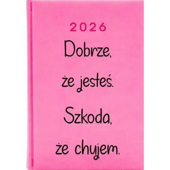 Kalendář Knižkový kalendář 2026 A5 Cute Cups růžový