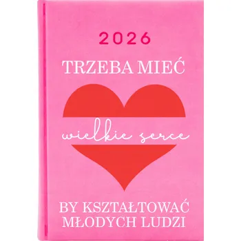 Kalendář Knižkový kalendář 2026 A5 Cute Cups růžový