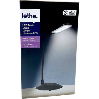 Lampička Lethe LED stolní lampa, 3 barvy světla, černá