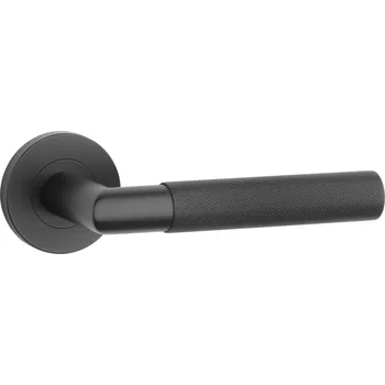 SH - OVAL - R 1742 PRO 8 MM klika/klika, bez spodní rozety BS - Černá matná