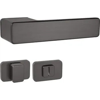 MPK - PERFECTA - RT rozety WC, klika/klika T - Titan