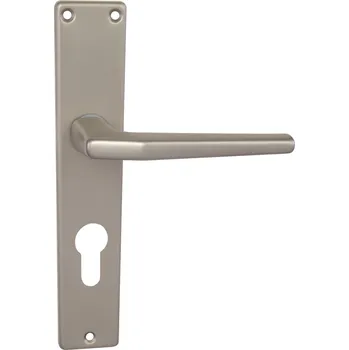 Dveřní kování BA - LUCIA - I PZ otvor pro vložku, 90 mm, klika/klika F8 - Nikl matný