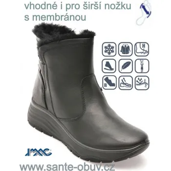 Dámská zdravotní obuv SANTÉ IC/856898 NERO vych.obuv, černá - 41