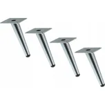 NOHY K NÁBYTKU 150 mm SATÉN, STOJANOVÁ NOHA PRO POHOVKY, SKŘÍNĚ, NÁBYTEK