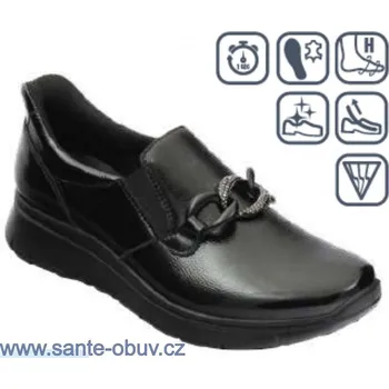 Dámská zdravotní obuv SANTÉ IC/856530 NERO vych. obuv vel.37-42, --- - 40