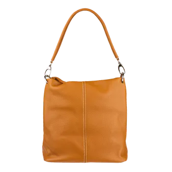 Kabelka NovaKabelka.cz Kožená italská kabelka Fiora Camel Scura