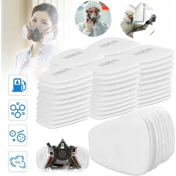 OCHRANNÉ FILTRY DO MASEK 50 KUSŮ PROTI JEMNÉMU PRACHU A OCHRANĚ DÝCHACÍCH CEST