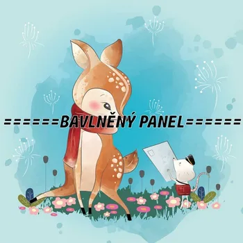 Panel bavlna - DĚTSKÉ MOTIVY-132-83 Velikost: 15x15cm