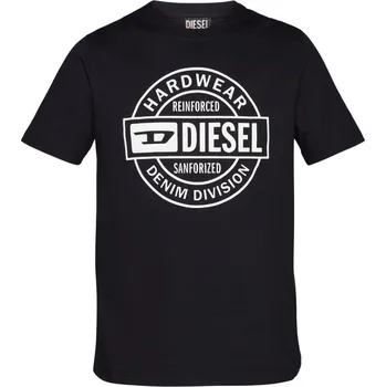 DIESEL Reinforced Black tričko M Černá
