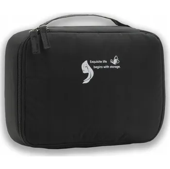 Kosmetická taštička Ecarla černá