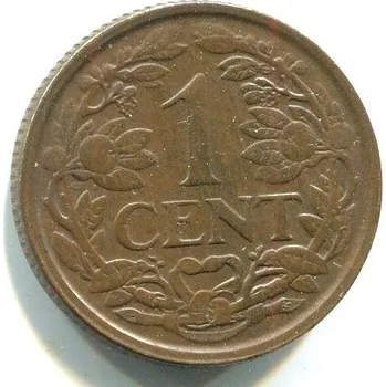 NIZOZEMÍ. 1 cent 1941. Cu.