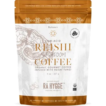 Káva Rå Hygge BIO zrnková káva Peru Arabica REISHI 1kg Rå Hygge BIO zrnková káva Peru Arabica REISHI 1kg
