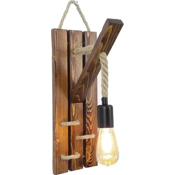 Nástěnné svítidlo Nástěnné svítidlo AHSAP 1xE27/40W/230V borovice ořech