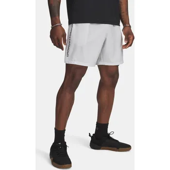 Pánské kraťasy Under Armour UA Tech Woven Wordmark S 1383356-023 Šedá 3XL