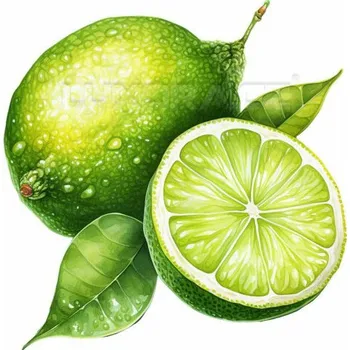 Nášivka Nažehlovačka Limetky - 6 x 6 cm