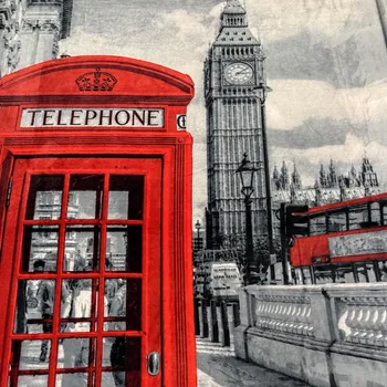 Babysoft vzorovaný 200cm Panel - London