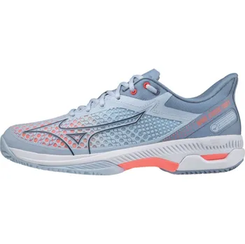 Dámská tenisová obuv Mizuno WAVE EXCEED TOUR 5 CC - Heather/NeonF/VintageInd Velikost: 40.0