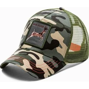 Kšiltovka Inny Stylová zelená maskáčová kšiltovka H127