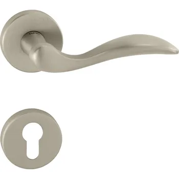 Dveřní kování TI - LEA - R 1948 klika/klika, rozety PZ NP - Nikl perla (142)