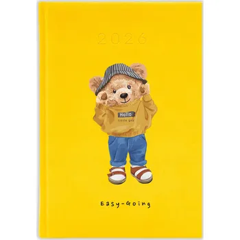 Diář Knižní diář 2026 A5 FunnyCase žlutý