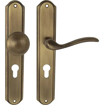 MPK - JULIA - SO PZ otvor pro vložku, 72 mm, koule/klika pravá OGS - Bronz česaný matný