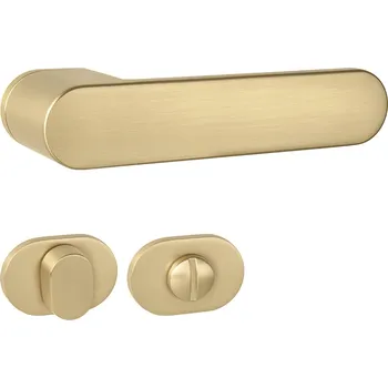 MPK - IMPRESSA - OR rozety WC, klika/klika OLS - Mosaz broušená