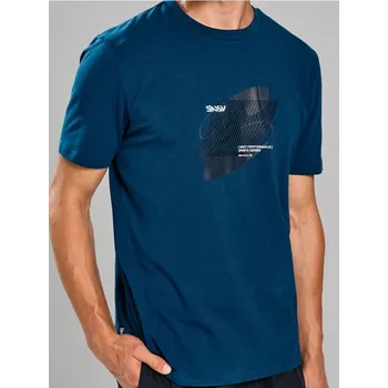 Sinsay - Tričko s potiskem - modrá - 625EY-67X - 625EY-67X-L