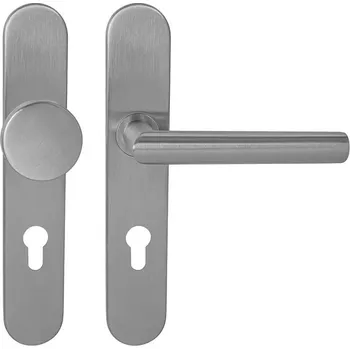 MPK - FAVORIT SPECIÁL - SOD PZ otvor pro vložku, 90 mm, koule/klika pravá BN - Broušená nerez