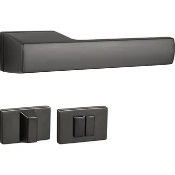 Dveřní kování MPK - ANITA - RT rozety WC, klika/klika T - Titan