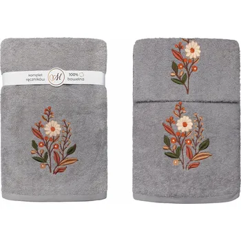 Ručník SADA RUČNÍKŮ MARIBELLA 3X RUČNÍK 70x140 30x50 50x100 KOUPELNOVÁ SADA