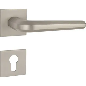 Dveřní kování TI - OKTAGON - HR 4160Q 5S rozety PZ, klika/klika NP - Nikl perla (142)