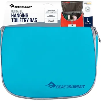 Kosmetická taška Kosmetická taštička Sea To Summit Ultra-Sil Hanging Toiletry Bag Large - blue atoll