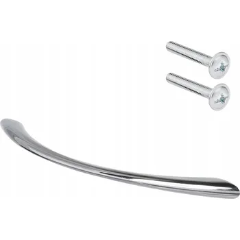 Obraz Nábytková úchytka klasická stříbrná leštěná 15,9 x 2,5 x 1 cm