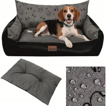 Pelíšek pro psa PillowPrim pelíšek pro psa šedý 80 cm x 61 cm