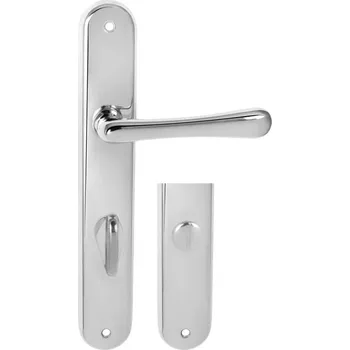 Dveřní kování MPK - ELEGANT klika/klika, WC klíč, 90 mm OC - Chrom lesklý