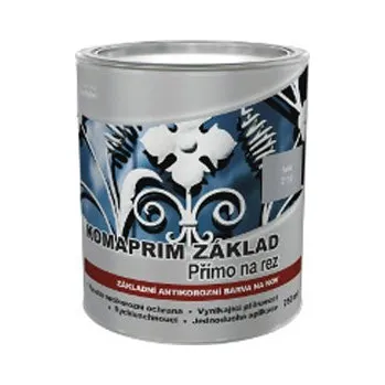 barva na kov Hammerite Komaprim základ přímo na rez šedý 0110 2,5l