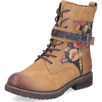 Dámské kozačky Dámská kotníková obuv RIEKER 94722-68 žlutá W5 41