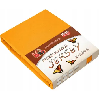 Prostěradlo Prostěradlo jersey s gumičkou 160x200 oranžové 050 KARO