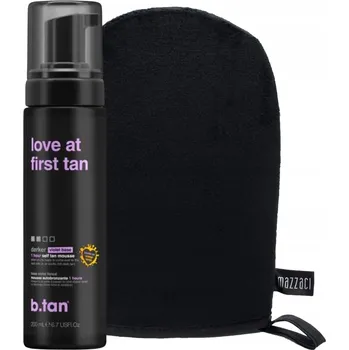 Opalování B.tan Love At First Tan Samoopalovací pěna + Rukavice