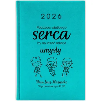 Kalendář Knižkový kalendář 2026 A5 FunnyCase modrý