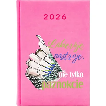 Kalendář Knižkový kalendář 2026 A5 Cute Cups růžový