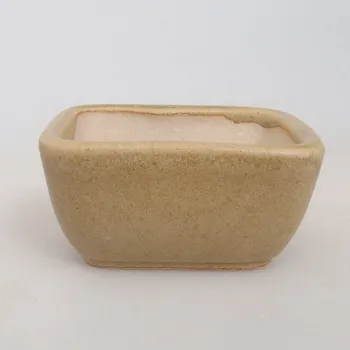 Květináč Mini bonsai miska 5,5 x 4,5 x 2,5 cm hnědá 1420-M25-5683