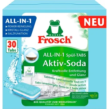 Frosch Tablety do myčky All-in-1 s aktivní sodou 30 tablet