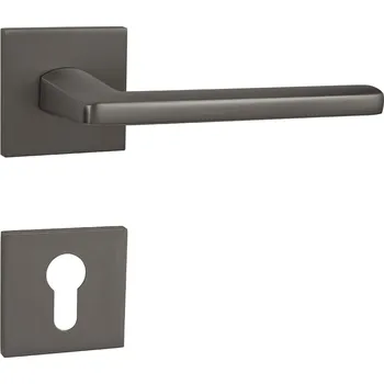 Dveřní kování MPK - PRIMA - HR SQ6 rozety PZ, klika/klika T - Titan