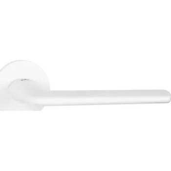 Dveřní kování TI - ELIPTICA - R 3098 5S klika/klika, bez spodní rozety WS - Bílá matná (152)