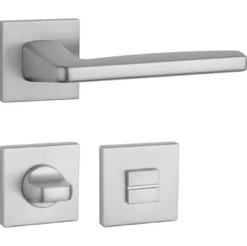 Dveřní kování AT - ERBA - HR 7S rozety WC, klika/klika OCS - Chrom broušený