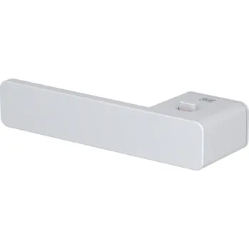 Dveřní kování GK - R8 ONE S2L s uzamykáním bez spodní rozety, klika/klika s uzamykáním levá WS - Bílá matná (29)