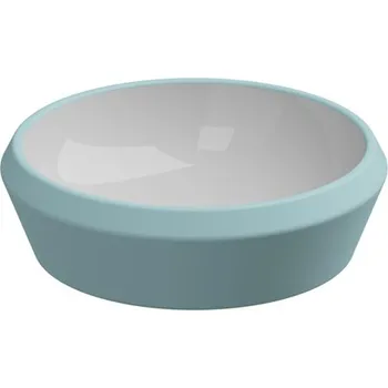 Umyvadlo na desku Cruise, keramické, dvoubarevné, 45x45 cm, CRLAVRO45BI000037