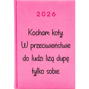 Kalendář Knižkový kalendář 2026 A5 růžový