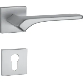 Dveřní kování AS - BERGENIA - HR 7S rozety PZ, klika/klika OCS - Chrom broušený